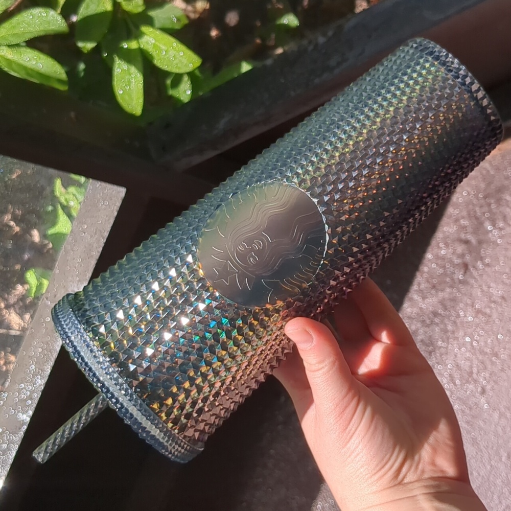 Starbucks RARE Venti Black Holographic (Fall) Studded Cup 2020 release